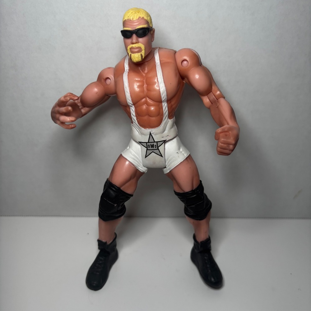Scott Steiner Wrestling Action Figure White Singlet Star WCW WWE Vintage Loose